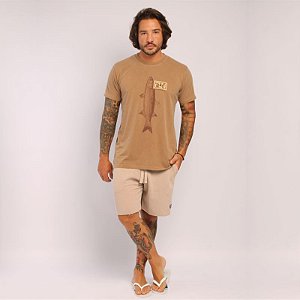 Camiseta Tainha Marrom