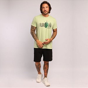 Camiseta Flor Ipa Verde Menta
