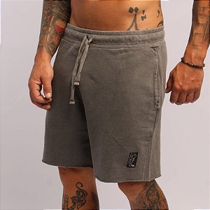 Bermuda de Moletom Ilha Grafite