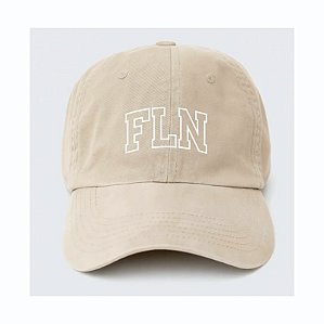 Boné Dad hat FLN Bordado Areia
