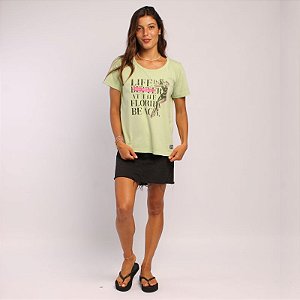 T-shirt FLN Z Much Better Floripa beach verde menta