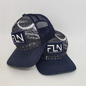 Boné FLN Trucker Jeans Pescador