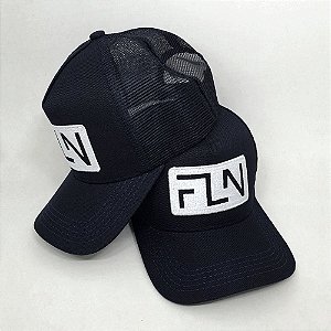 Boné FLN Trucker Azul Marinho Clássico