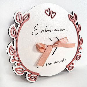 Porta Alianças Casamento Personalizado - MOD 004