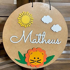 Plaquinha Porta de Maternidade - MDF