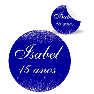 Adesivo para Lembrança Redondo Personalizado