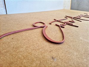 Logotipo Letreiro em MDF 3mm
