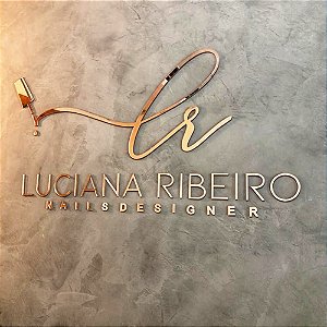 Logotipo Letreiro em Acrílico Espelhado