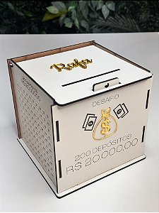 Caixa Cofre Desafio 200 Depósitos