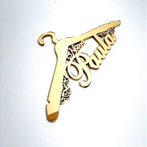Cabide Casamento 15 anos Noiva e Debutante - Todo em Acrílico