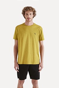 CAMISETA MESCLA PARIS AMARELO