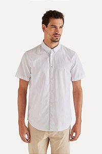 CAMISA MC PF OXFORD COLOR BRANCO