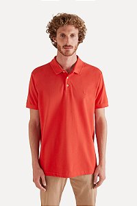 POLO PIQUET CLASSICA VERMELHO