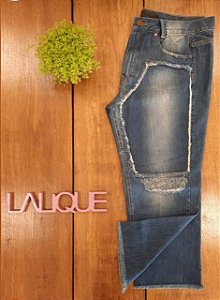 Calça Jeans Patch Azul