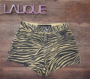 Shorts Sarja Tigre Estampado