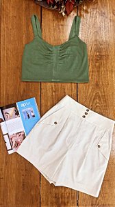 Shorts Sarja Coupe Sophie OFF WHITE