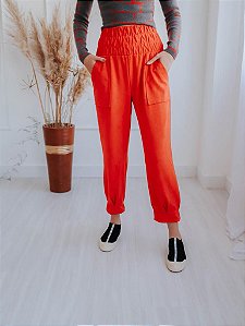 Calça Bolso Nobu Laranja