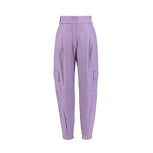 Calça Couro Jacky - Roxo Lavanda