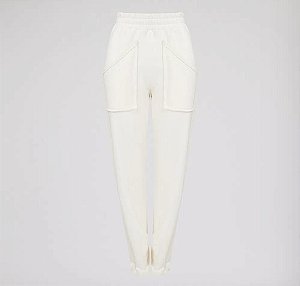 CALCA MOLETOM ECO JANIS OFF WHITE