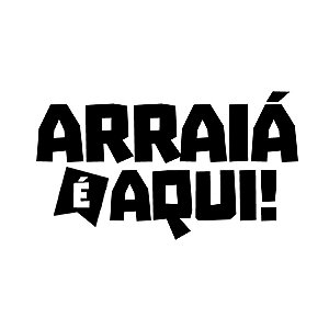 Transfer Para Balão Lettering -  Arraiá é Aqui - 01 Unidade - Rizzo