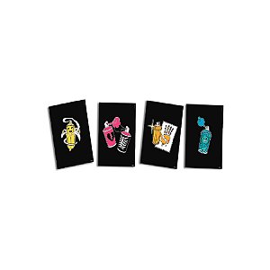 Quadros Decorativos Fortnite - 04 unidades - Festcolor - Rizzo
