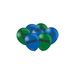 Balão Especial Fortnite 9" - 25 unidades - Festcolor - Rizzo Balões