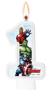 Vela Numeral Festa Avengers Game Verse - Regina - Rizzo