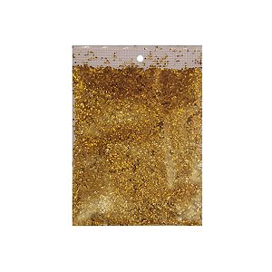 Confete Metalizado para Balão 15g - Dourado - Artlille - Rizzo Balões
