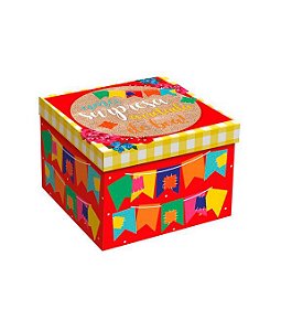 Caixa Surpresa para Docinhos no Copo Festa Junina - 1 unidades - Cromus Rizzo Balões