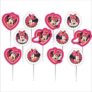 Palitos Decorativos Impresso EVA - Minnie - 01unidade - Piffer - Rizzo