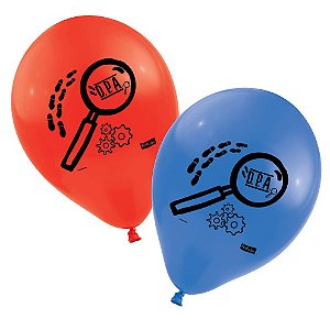 Balão Festa DPA Detetives do Prédio Azul - 25 unidades - Festcolor - Rizzo Balões