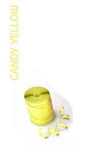 Rolo Fitilho Candy Amarelo - 5mm x 50m - EmFesta