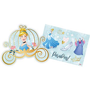 Kit Decorativo - Festa Cinderela - 01unidade - Regina -