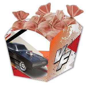 Cachepot Médio Festa Velozes e Furiosos - 8 Unidades - Festcolor - Rizzo