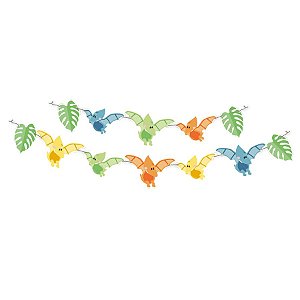 Faixa Decorativa Festa Dino Baby - 1 Unidades - Festcolor - Rizzo