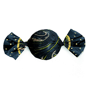 Folha Trufa Marmore Preto 14,5x15,5 - 100 unidades - Cromus - Rizzo