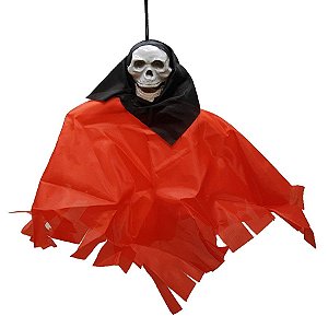 Boneco em Tecido para Pendurar Halloween - Caveira - 1 Unidade - Rizzo