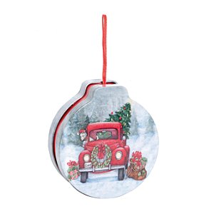 Enfeite para Pendurar Latinha Caminhão de Natal - 01 unidade - Cromus Natal - Rizzo