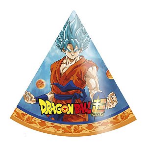 Chapéu Festa Dragon Ball Super - 8 peças - 1 Unidades - Festcolor - Rizzo