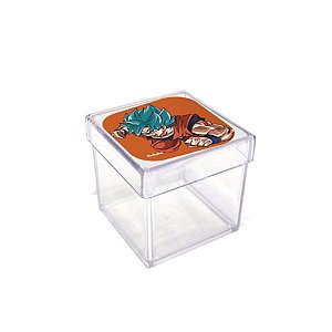Caixinha Acrílica Festa Dragon Ball Super 80ml - 5cm x 5cm 20 unidade - Rizzo
