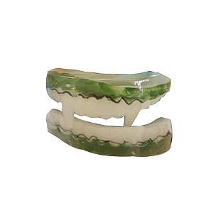 Dentadura Halloween Vampiro - Verde - 01 unidade - Rizzo