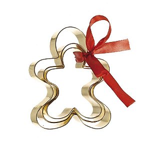 Kit Cortadores de Biscoito Ginger Bread - 03 unidades - Cromus Natal - Rizzo Balões