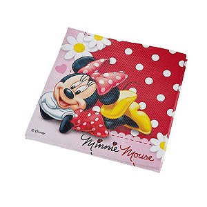 Guardanapo de Papel Festa Minnie Red 25cm - 16 folhas - Cromus - Rizzo