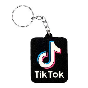 Chaveiro Tik Tok Temático Emborrachado - 01 unidade - Rizzo