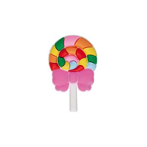 Aplique Pirulito Laço Silicone - 3,5cm - 4 Un - Artegift - Rizzo