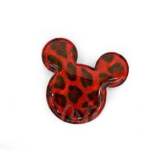 Aplique Urso Vermelho Animal Print Decorativo - 2 Un - Artegift - Rizzo