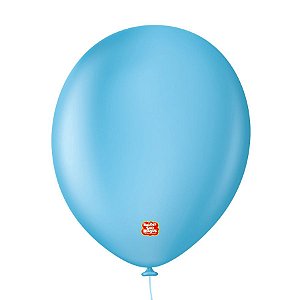Balão Profissional Premium Uniq 11" 28cm - Azul Light - 15 unidades - Balões São Roque - Rizzo Balões