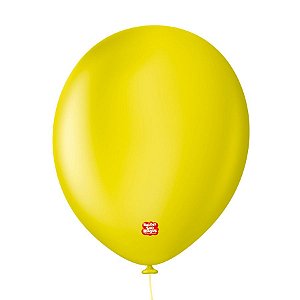 Balão Profissional Premium Uniq 11" 28cm - Amarelo Citrus - 15 unidades - Balões São Roque - Rizzo Balões