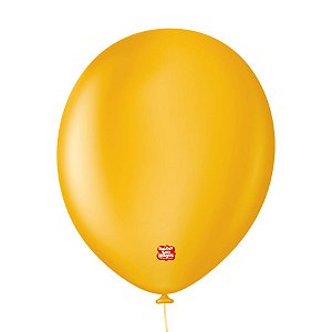 Balão Profissional Premium Uniq 11" 28cm - Amarelo Ouro - 15 unidades - Balões São Roque - Rizzo Balões