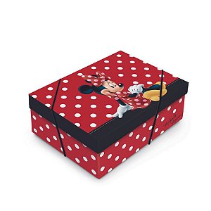 Caixa para Presente com Tampa  - Minnie Mouse Joy - 01 unidade - Cromus - Rizzo